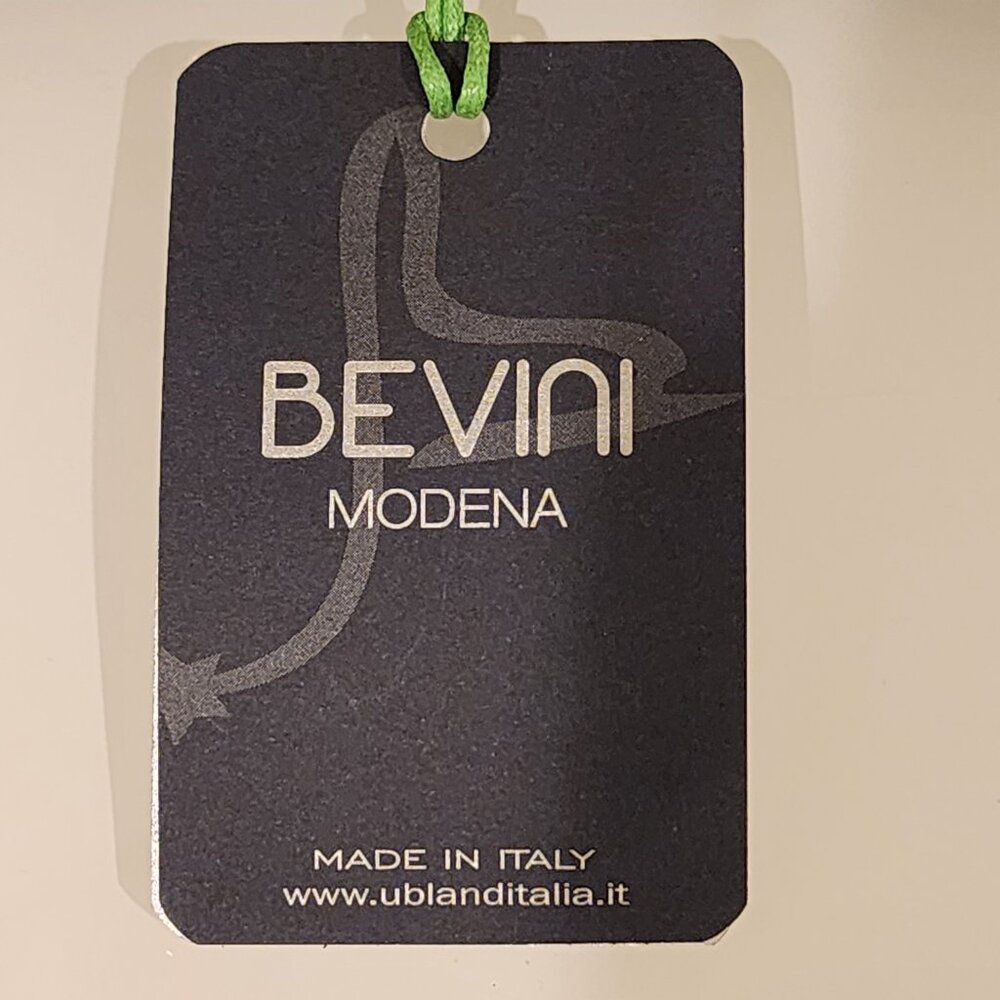 Brand New!! BEVINI: Italian Light Weight Dove Gray Leather bag - Picture 11 of 16